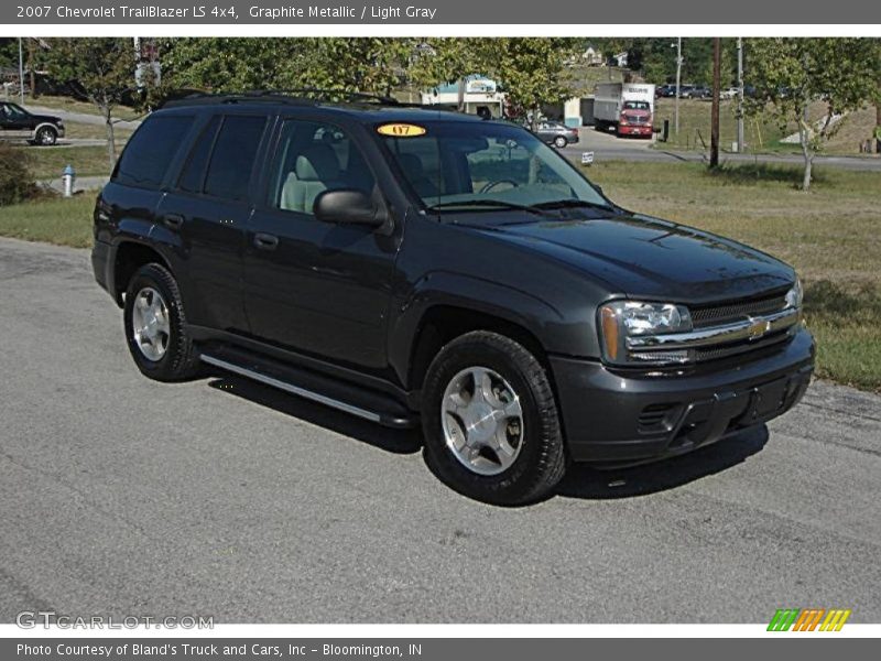 Graphite Metallic / Light Gray 2007 Chevrolet TrailBlazer LS 4x4
