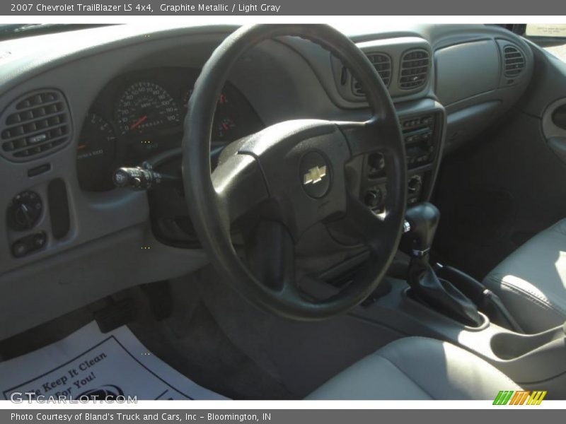 Graphite Metallic / Light Gray 2007 Chevrolet TrailBlazer LS 4x4