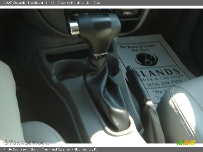Graphite Metallic / Light Gray 2007 Chevrolet TrailBlazer LS 4x4