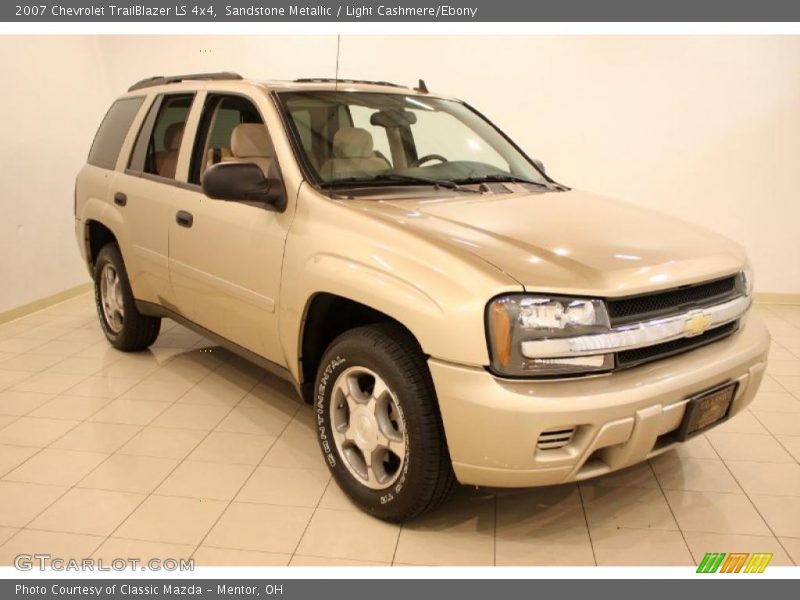 Sandstone Metallic / Light Cashmere/Ebony 2007 Chevrolet TrailBlazer LS 4x4