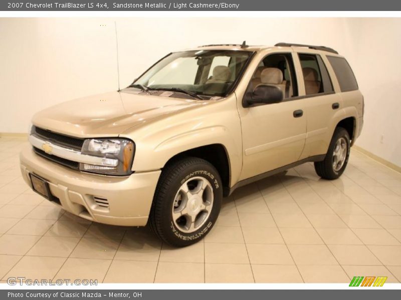 Sandstone Metallic / Light Cashmere/Ebony 2007 Chevrolet TrailBlazer LS 4x4