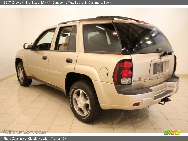 Sandstone Metallic / Light Cashmere/Ebony 2007 Chevrolet TrailBlazer LS 4x4