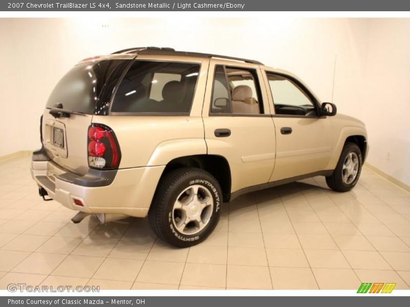 Sandstone Metallic / Light Cashmere/Ebony 2007 Chevrolet TrailBlazer LS 4x4