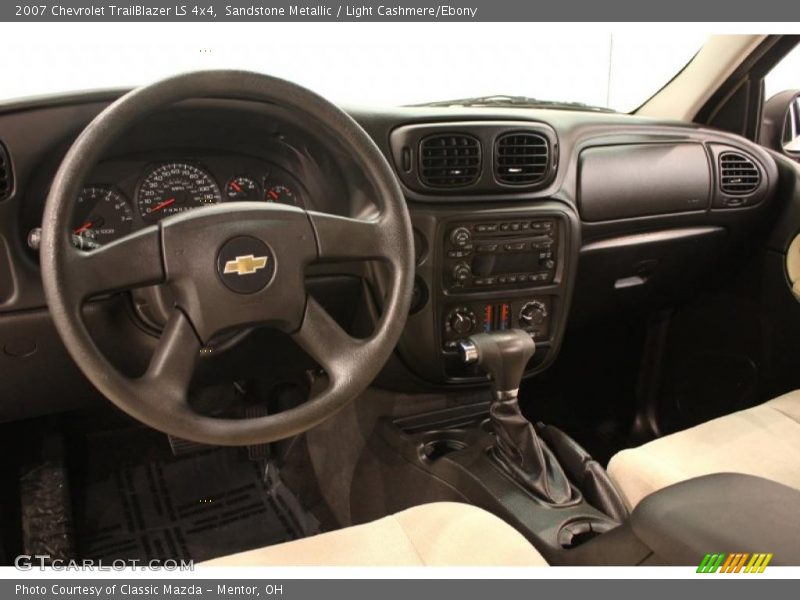 Sandstone Metallic / Light Cashmere/Ebony 2007 Chevrolet TrailBlazer LS 4x4