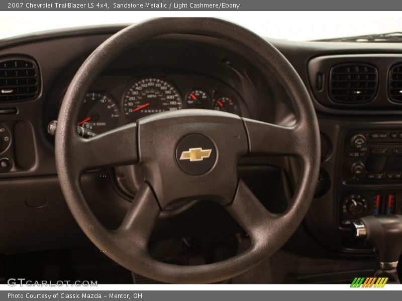 Sandstone Metallic / Light Cashmere/Ebony 2007 Chevrolet TrailBlazer LS 4x4
