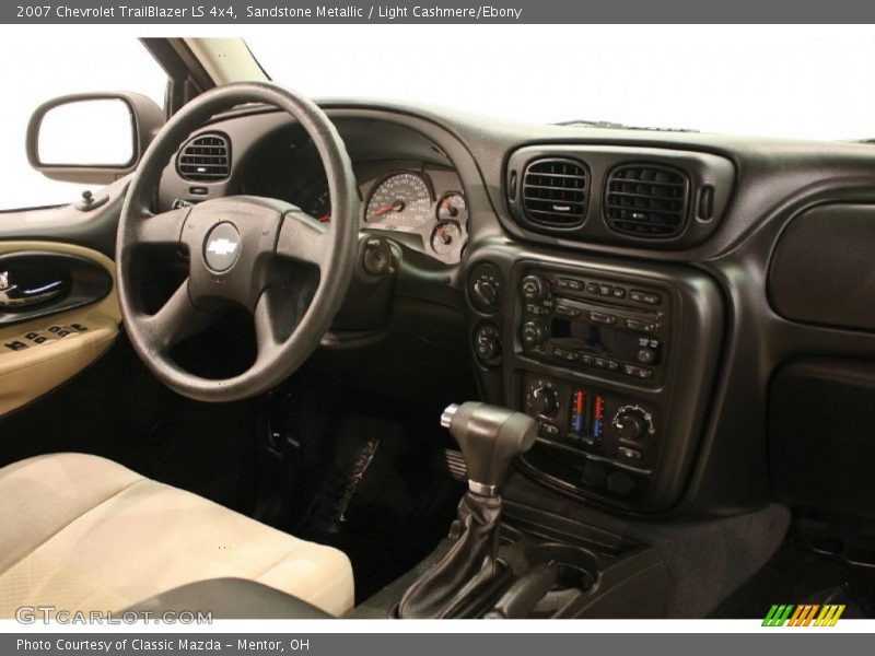 Sandstone Metallic / Light Cashmere/Ebony 2007 Chevrolet TrailBlazer LS 4x4