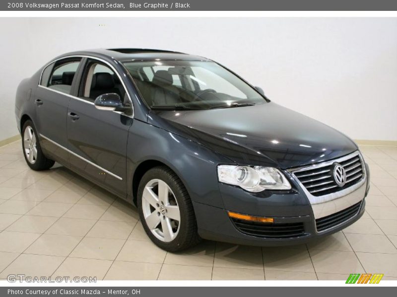 Blue Graphite / Black 2008 Volkswagen Passat Komfort Sedan