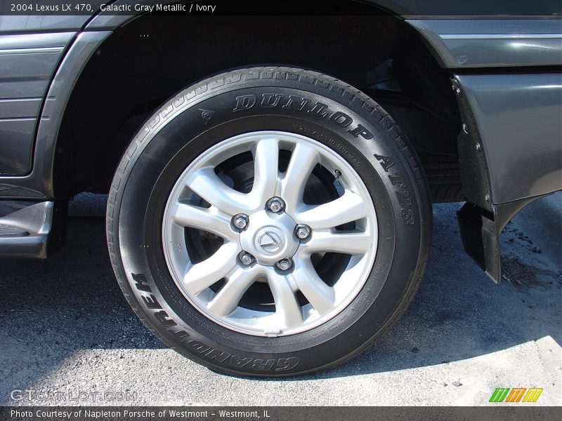 Galactic Gray Metallic / Ivory 2004 Lexus LX 470