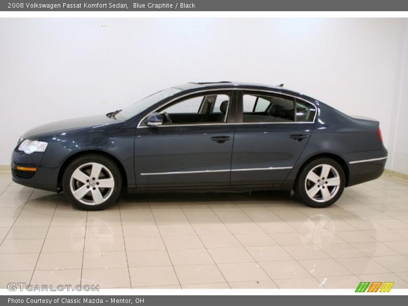 Blue Graphite / Black 2008 Volkswagen Passat Komfort Sedan