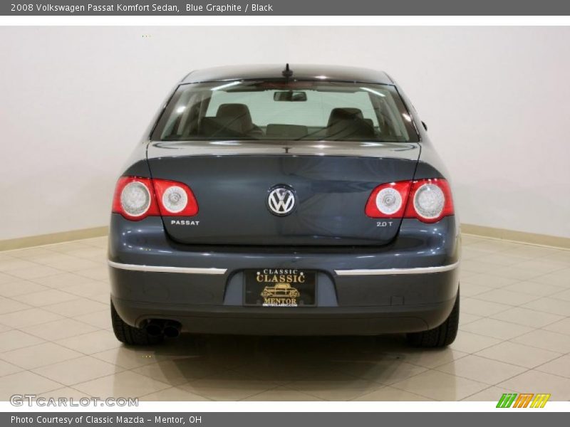 Blue Graphite / Black 2008 Volkswagen Passat Komfort Sedan
