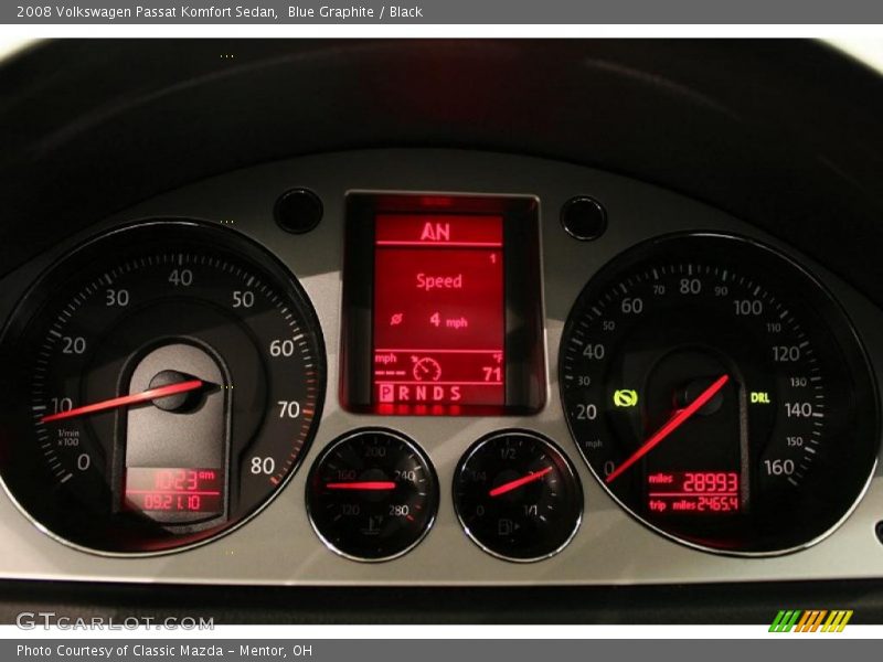 Blue Graphite / Black 2008 Volkswagen Passat Komfort Sedan
