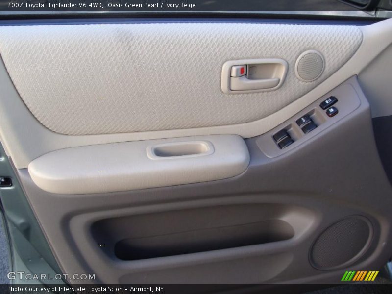Oasis Green Pearl / Ivory Beige 2007 Toyota Highlander V6 4WD