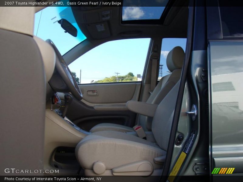 Oasis Green Pearl / Ivory Beige 2007 Toyota Highlander V6 4WD