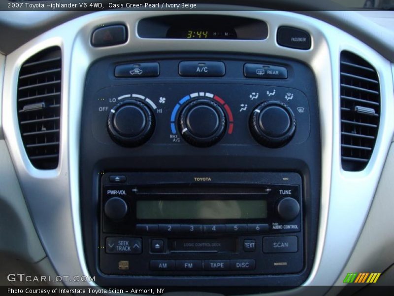 Oasis Green Pearl / Ivory Beige 2007 Toyota Highlander V6 4WD