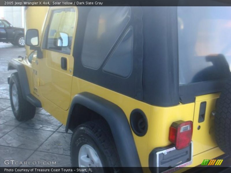 Solar Yellow / Dark Slate Gray 2005 Jeep Wrangler X 4x4