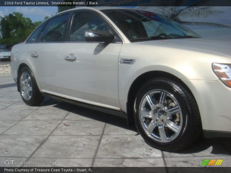 Smokestone Metallic / Black 2009 Ford Taurus Limited