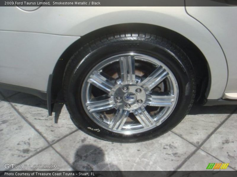Smokestone Metallic / Black 2009 Ford Taurus Limited