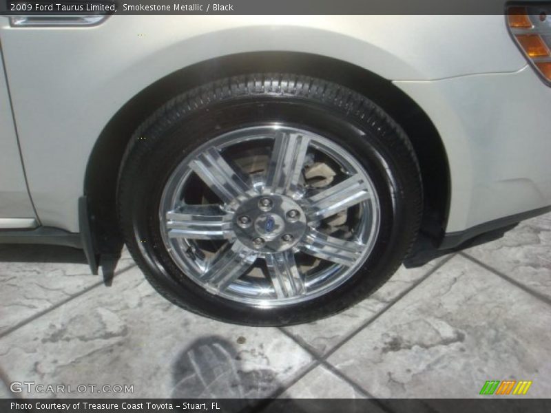 Smokestone Metallic / Black 2009 Ford Taurus Limited