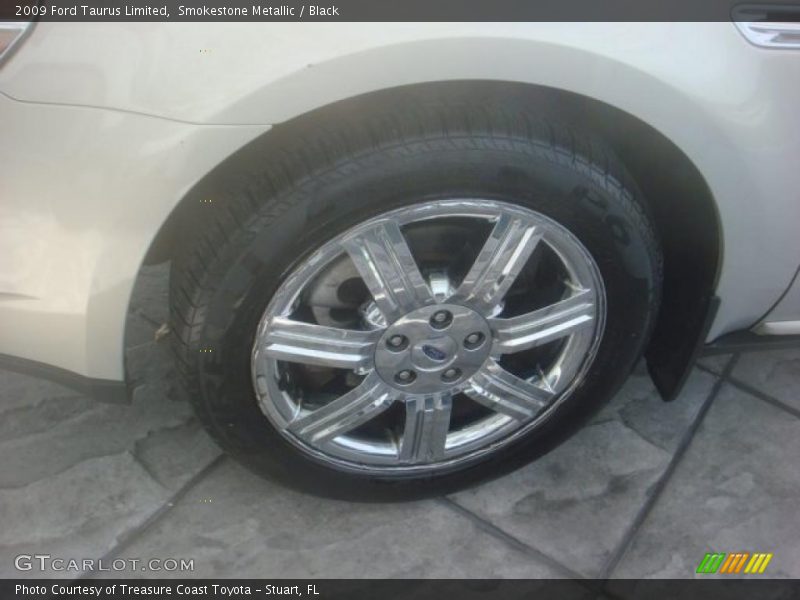 Smokestone Metallic / Black 2009 Ford Taurus Limited