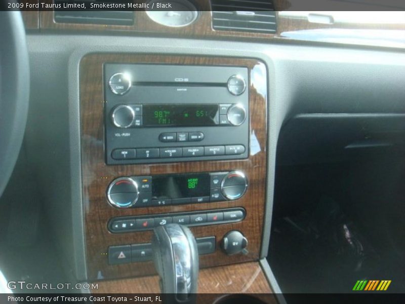 Smokestone Metallic / Black 2009 Ford Taurus Limited