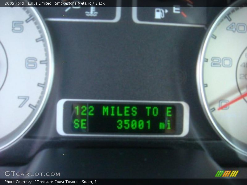 Smokestone Metallic / Black 2009 Ford Taurus Limited