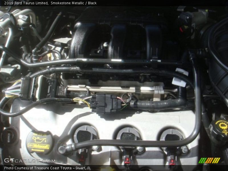 Smokestone Metallic / Black 2009 Ford Taurus Limited