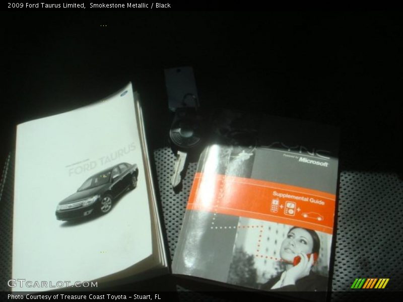 Smokestone Metallic / Black 2009 Ford Taurus Limited