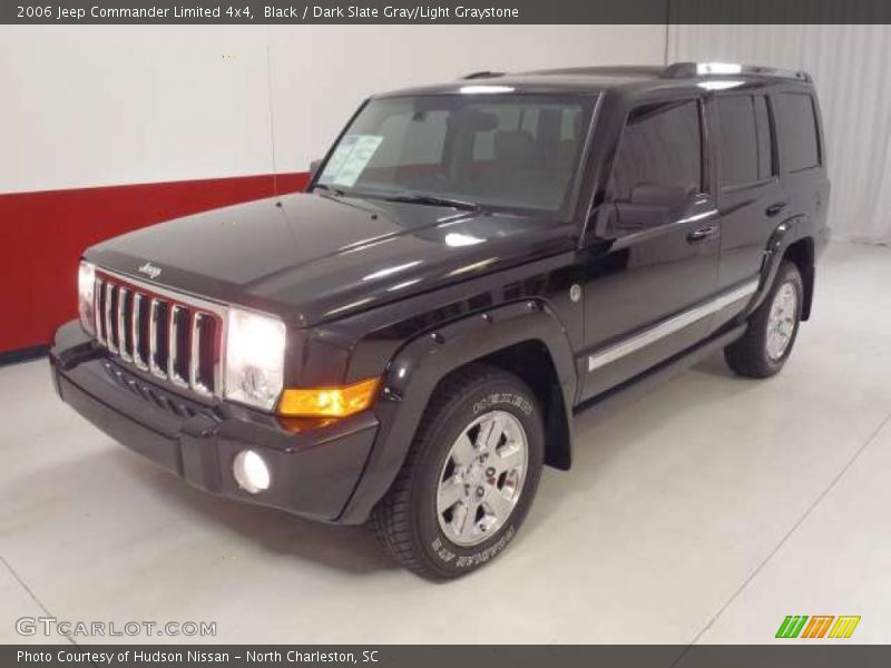 Black / Dark Slate Gray/Light Graystone 2006 Jeep Commander Limited 4x4