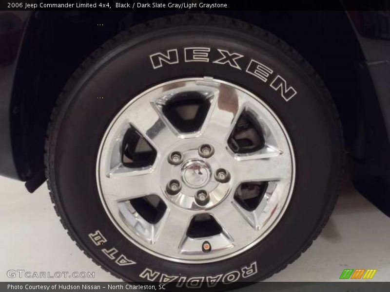 Black / Dark Slate Gray/Light Graystone 2006 Jeep Commander Limited 4x4