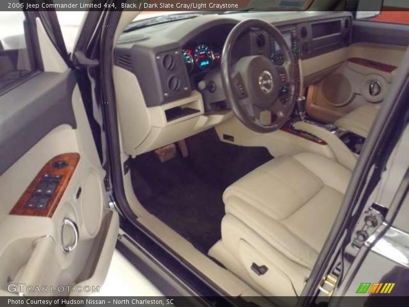 Black / Dark Slate Gray/Light Graystone 2006 Jeep Commander Limited 4x4