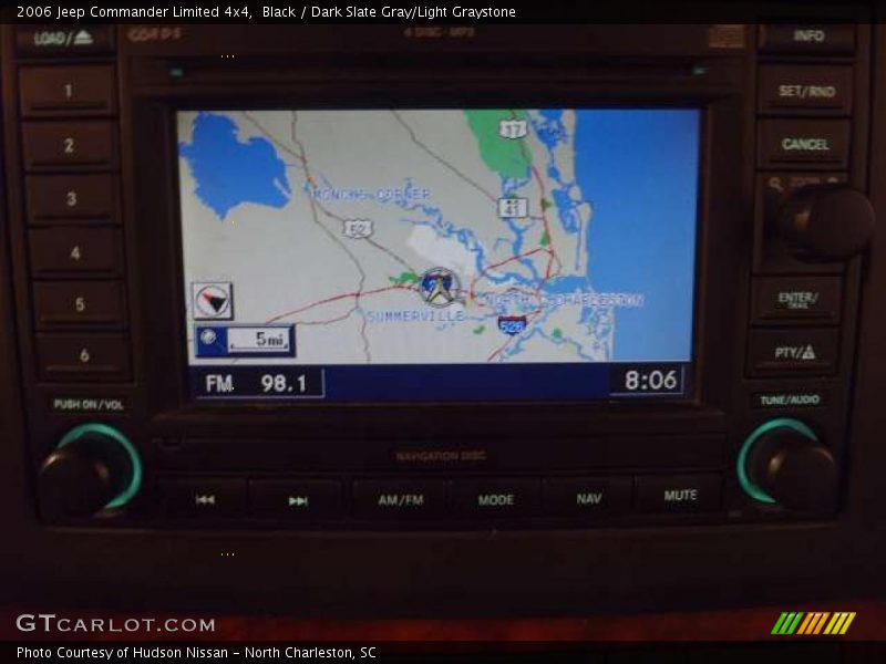 Black / Dark Slate Gray/Light Graystone 2006 Jeep Commander Limited 4x4