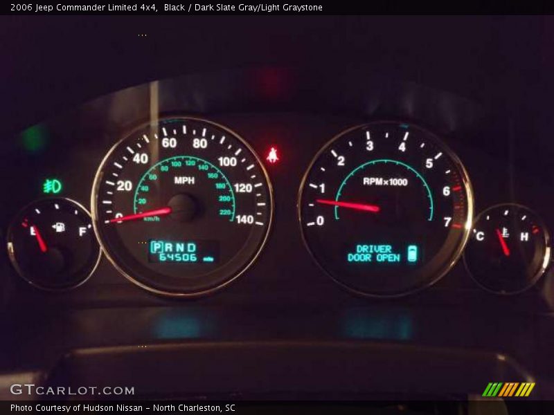 Black / Dark Slate Gray/Light Graystone 2006 Jeep Commander Limited 4x4