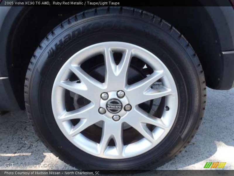 Ruby Red Metallic / Taupe/Light Taupe 2005 Volvo XC90 T6 AWD