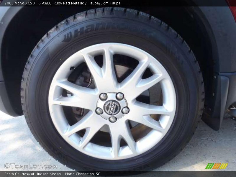 Ruby Red Metallic / Taupe/Light Taupe 2005 Volvo XC90 T6 AWD