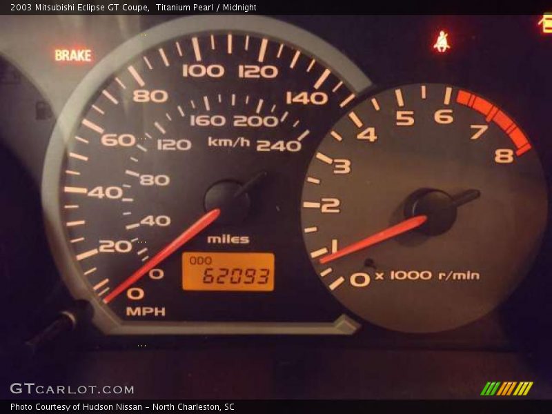 Titanium Pearl / Midnight 2003 Mitsubishi Eclipse GT Coupe