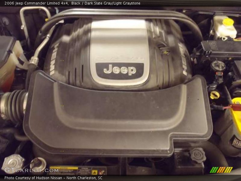 Black / Dark Slate Gray/Light Graystone 2006 Jeep Commander Limited 4x4