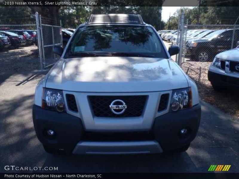 Silver Lightning Metallic / Gray 2010 Nissan Xterra S