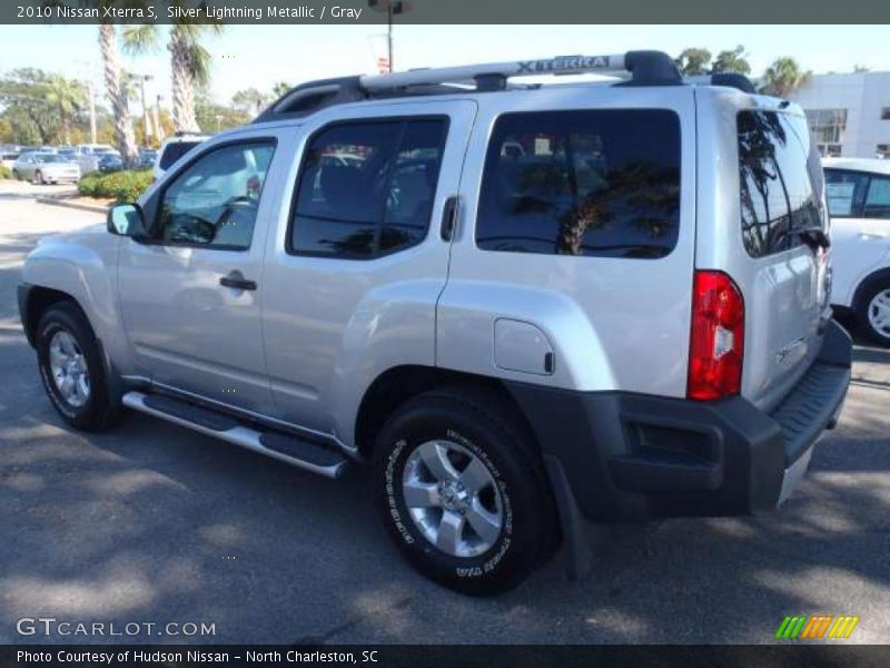 Silver Lightning Metallic / Gray 2010 Nissan Xterra S