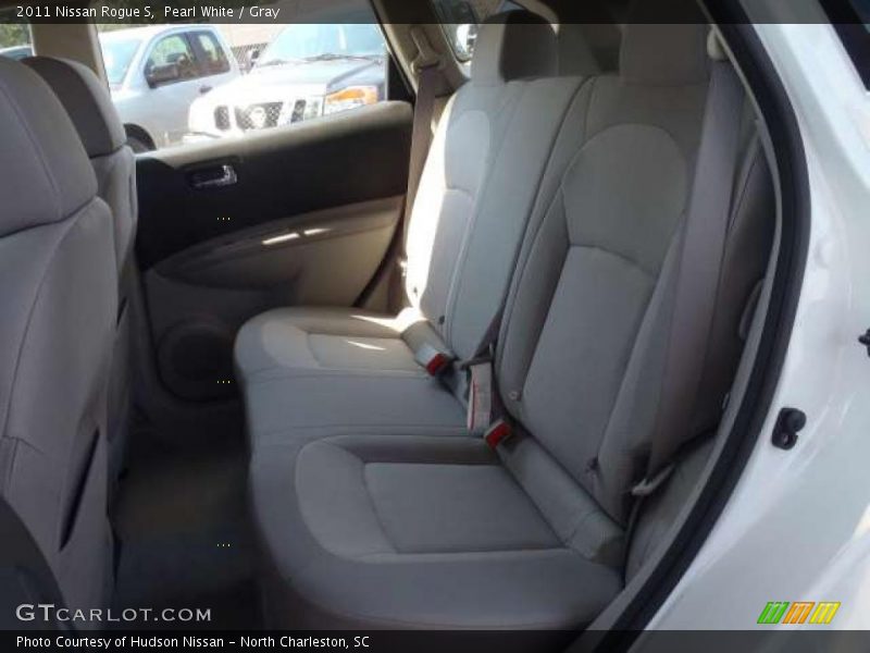 Pearl White / Gray 2011 Nissan Rogue S