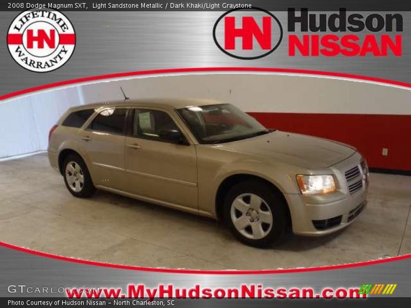 Light Sandstone Metallic / Dark Khaki/Light Graystone 2008 Dodge Magnum SXT