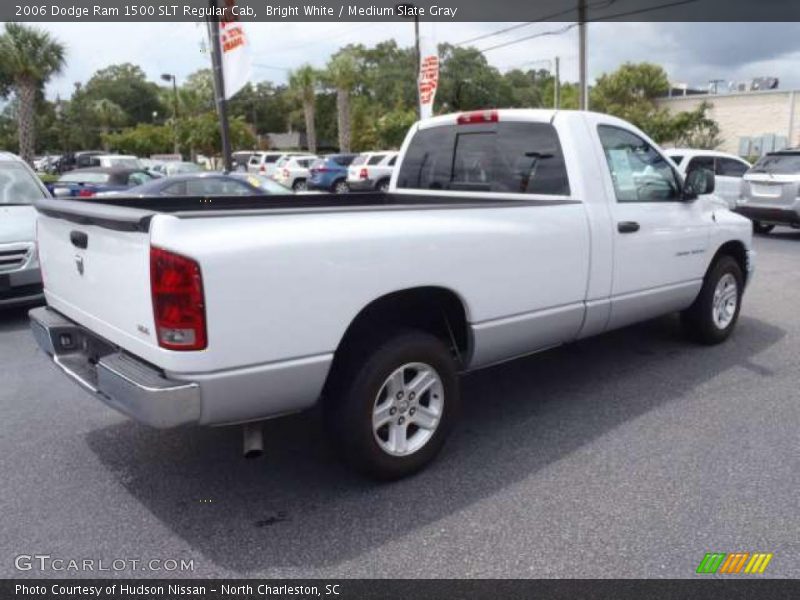 Bright White / Medium Slate Gray 2006 Dodge Ram 1500 SLT Regular Cab