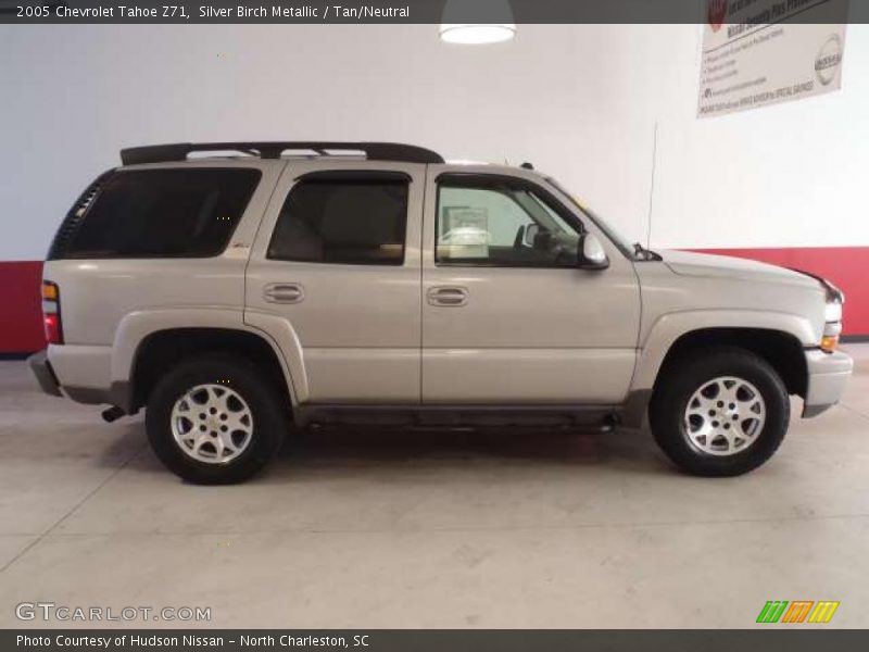 Silver Birch Metallic / Tan/Neutral 2005 Chevrolet Tahoe Z71