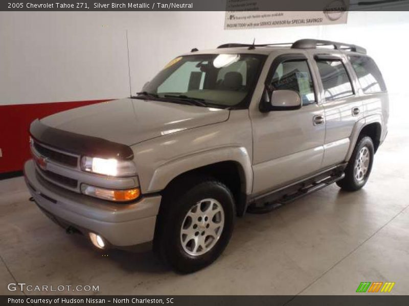 Silver Birch Metallic / Tan/Neutral 2005 Chevrolet Tahoe Z71