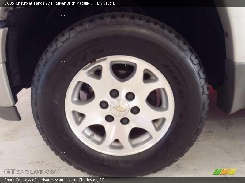 Silver Birch Metallic / Tan/Neutral 2005 Chevrolet Tahoe Z71