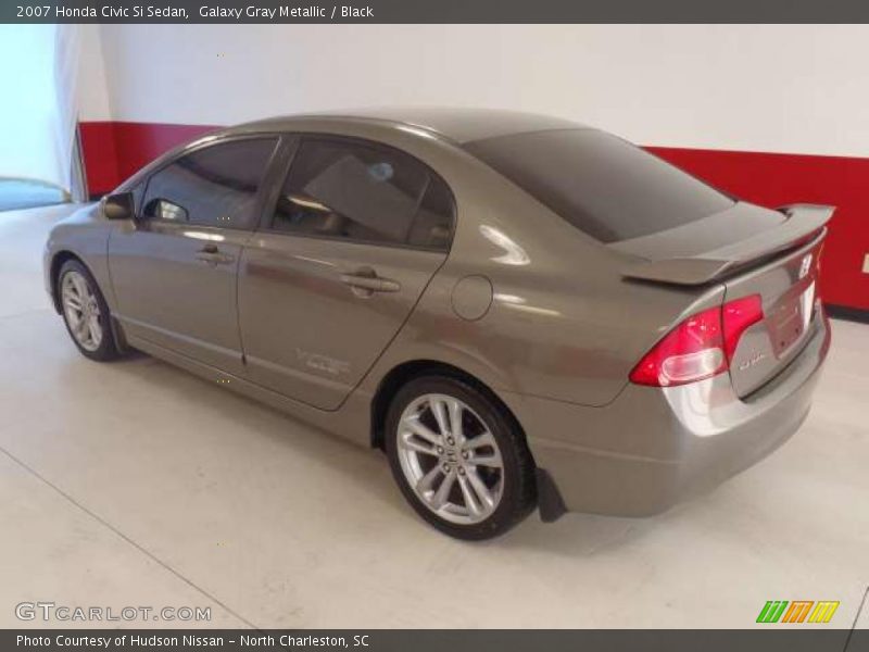 Galaxy Gray Metallic / Black 2007 Honda Civic Si Sedan