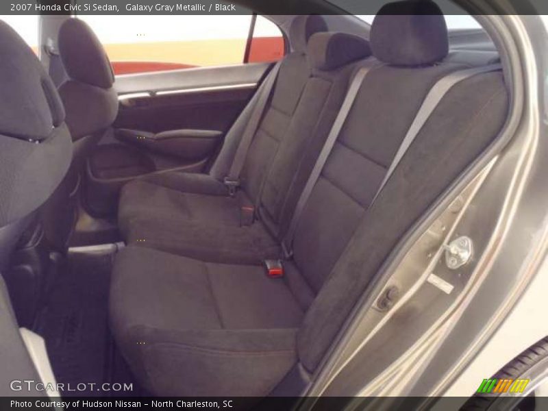 Galaxy Gray Metallic / Black 2007 Honda Civic Si Sedan