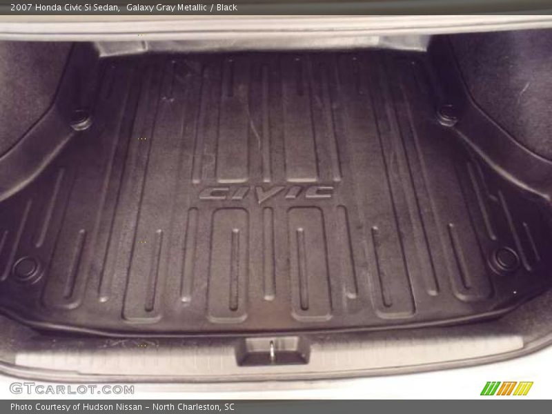 Galaxy Gray Metallic / Black 2007 Honda Civic Si Sedan