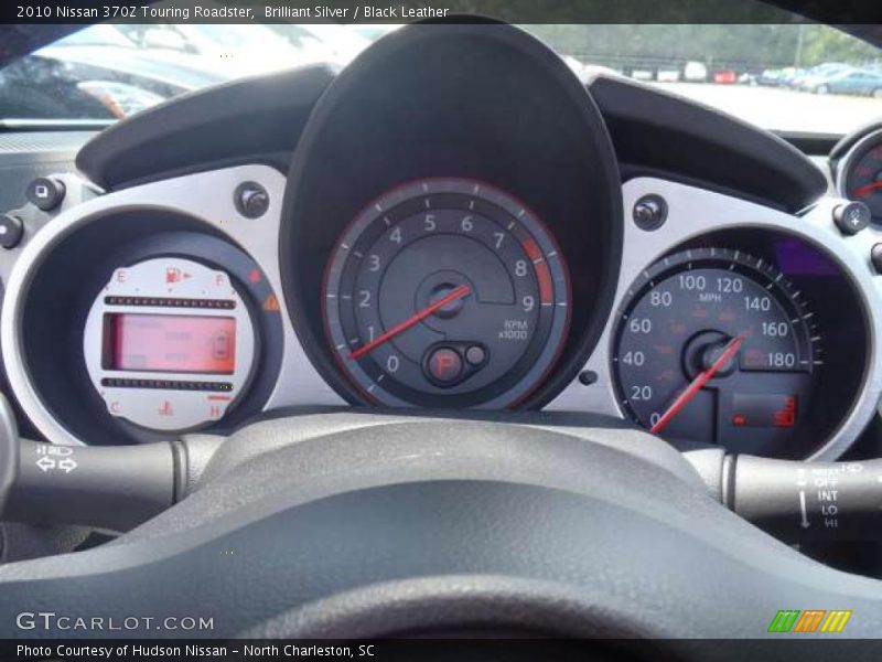 Brilliant Silver / Black Leather 2010 Nissan 370Z Touring Roadster