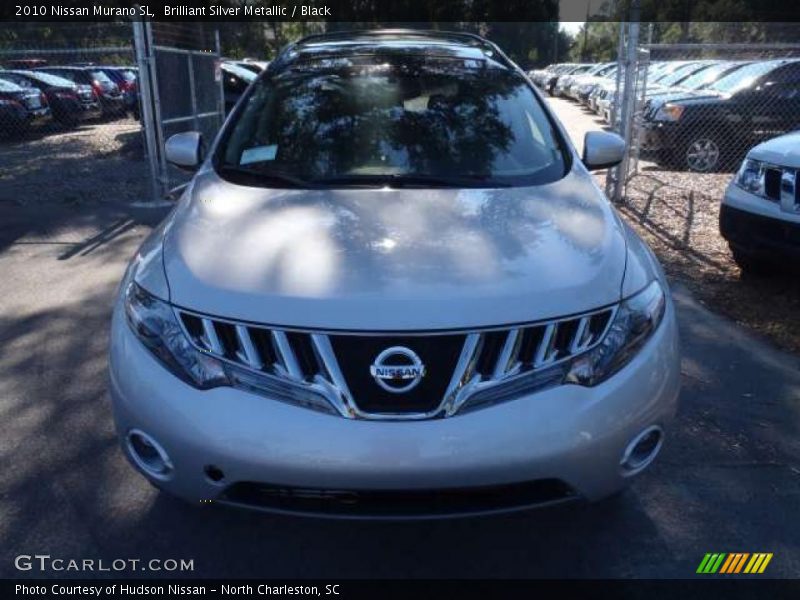 Brilliant Silver Metallic / Black 2010 Nissan Murano SL