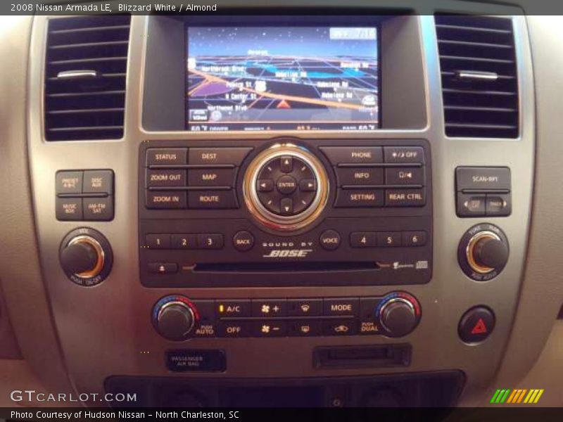 Blizzard White / Almond 2008 Nissan Armada LE